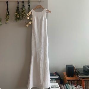 COPY - Love In Your Eyes Ivory Knotted Mermaid Maxi Dress by Lulu’s (XS)
